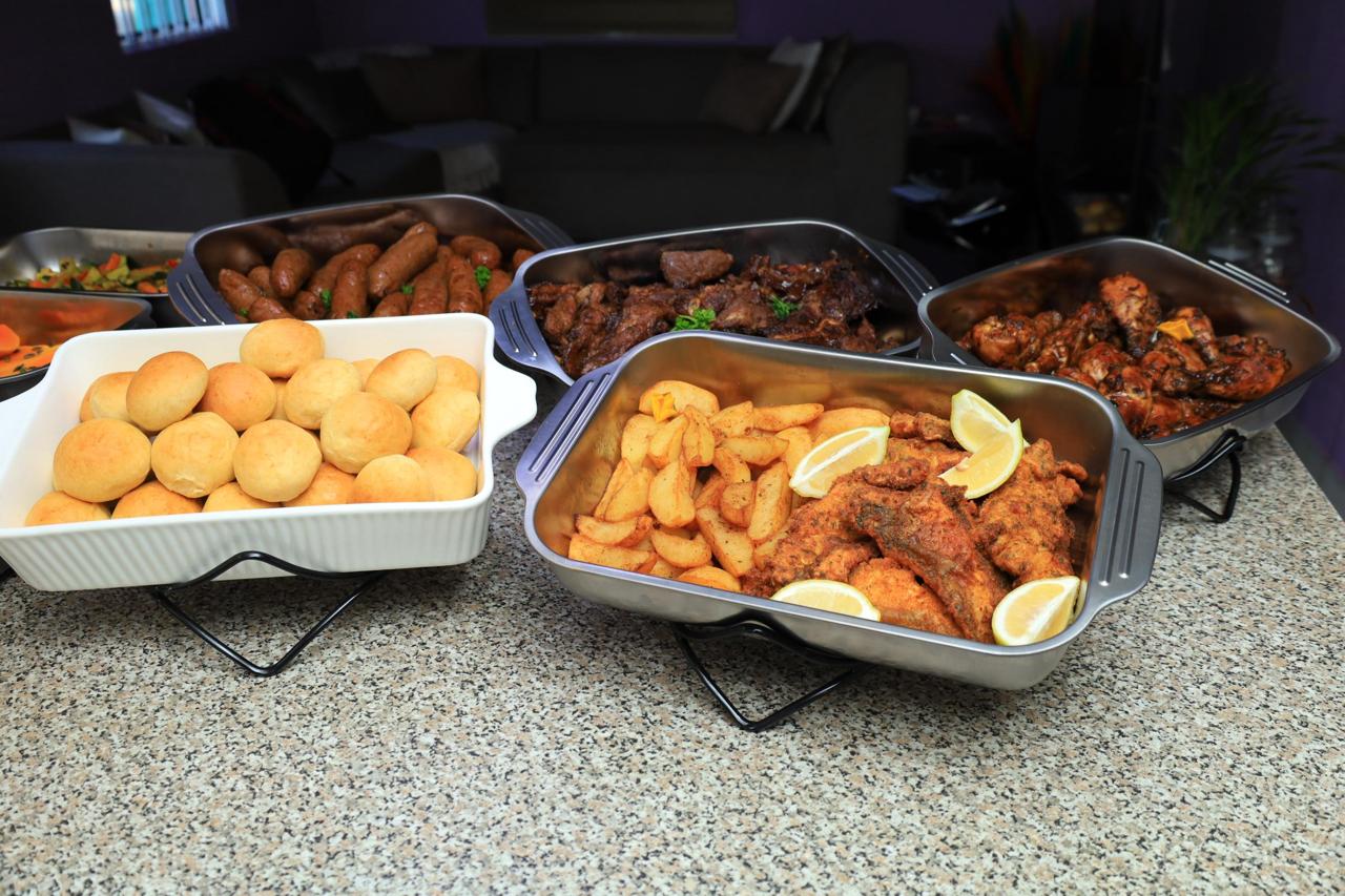 Freshly prepared buffet for groups