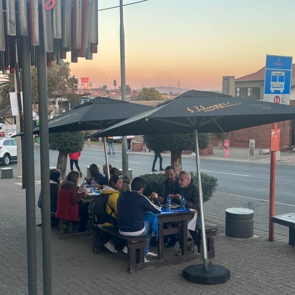 Golden hour on the street